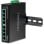 Trendnet TI-PE80 Unmanaged Fast Ethernet PoE+ Switch 8 Ports Schwarz