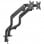 Iggual SPMP02 Support Bras Inclinable/Rotatif pour 2 Moniteurs 17" à 32" VESA 100x100 Max 8Kg