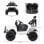 Homcom Coche Eléctrico Todoterreno 12V Blanco para Niños +3 Años