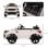 Homcom Coche Eléctrico Suv 12V Blanco para Niños de 3-6 Años