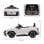 Carro elétrico licenciado pela Homcom Audi RS E-Tron GT branco para crianças de 3 a 5 anos