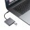Station d'accueil Conceptronic DONN01G USB-C 3.2 Gen1 vers HDMI/USB 3.0/USB-C PD 60 W