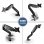 Onkron G80-BLK Supporto per Monitor con Braccio Articolato 13"-32" VESA 100x100 Max 8kg
