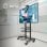 Onkron TS1881 Support de sol mobile pour TV 50"-86" VESA 800x500 Max 90Kg