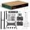 Onkron TS1881 Support de sol mobile pour TV 50"-86" VESA 800x500 Max 90Kg