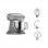 KitchenAid 5KSM125ECU robot da cucina 300 W 4,8 L Argento
