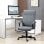 Vinsetto Silla de Oficina Giratoria Altura Ajustable Gris