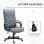 Vinsetto Silla de Oficina Giratoria Altura Ajustable Gris