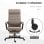 Vinsetto Silla de Oficina Giratoria Altura Ajustable Marrón