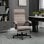 Vinsetto Silla de Oficina Giratoria Altura Ajustable Marrón
