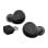 Écouteurs Jabra Evolve2 Buds sans fil Bluetooth USB-C avec ANC, usage professionnel, noirs