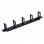 Phasak Organiseur de câbles pour rack 19" 1U Noir