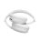 Auriculares DCU inalámbricos Bluetooth v5.0 con micro SD, radio FM y cable jack blanco
