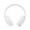 Auriculares DCU inalámbricos Bluetooth v5.0 con micro SD, radio FM y cable jack blanco