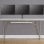 Kimex 015-1623 Support de table pour 3 PC 13'' à 27'' VESA 100x100 Max 7Kg