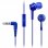 Panasonic RP-TCM115E Auricolare Cablato In-ear Musica e Chiamate Blu