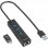 Sharkoon Shark Hub 3 Ports USB-C vers USB 3.2 + RJ-45 Noir