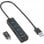 Sharkoon Shark Hub 4 Portas USB-C para USB 3.2 Preto