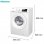 Hisense WFQP801419VM Lavadora Carga Frontal 8Kg A Blanca