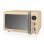 Swan Retro STRP2070CNEU Set Desayuno Hervidor Agua + Tostadora + Microondas 800W Crema