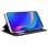 Estojo de capa flip preto legal e liso para TCL 305i