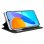 Custodia Flip Cover liscia nera per Huawei Honor X8 5G