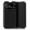 Cool Funda Flip Cover Liso Negra para ZTE Blade A52 Lite