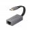 Adattatore Promate GigaLink-C da USB-C a Ethernet grigio