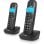 Telefono Fisso Senza Fili Pack Duo SPC Air Pro Nero Display Retroilluminato