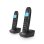 Telefono Fisso Senza Fili Pack Duo SPC Air Pro Nero Display Retroilluminato