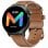 Mibro Watch Lite2 Bluetooth 44.7mm AMOLED Schwarz und Braun SpO2 Puls Schlaftracker 2ATM