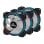 Yeyian Typhoon LII Master Kit 3 Ventoinhas ARGB 120mm Pretas + 2 Tiras LED ARGB + Controlador