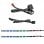 Yeyian Typhoon LII Master Kit 3 Ventoinhas ARGB 120mm Pretas + 2 Tiras LED ARGB + Controlador