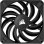 Ventilateur Corsair AF120 SLIM avec roulement dynamique liquide PWM 120 mm Noir
