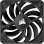 Ventilateur Corsair AF120 SLIM avec roulement dynamique liquide PWM 120 mm Noir