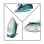 Polti Vaporella Quick & Slide QS220 Plancha de Vapor 2400W Verde/Blanco