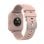 Denver SW-164 Bluetooth 38mm IPS Boîtier Rose Bracelet Noir Taille Unique IP68 SpO2 Pulsomètre