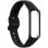 Bracelet de sport en silicone noir OcioDual pour Samsung Galaxy Fit 2