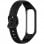 Bracelet de sport en silicone noir OcioDual pour Samsung Galaxy Fit 2
