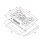 Placa de gas Teka EFX 70.1 5G AI AL DR CI 75 cm Acero Inoxidable