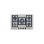Placa de gas Teka EFX 70.1 5G AI AL DR CI 75 cm Acero Inoxidable