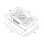 Placa de gas Teka EFX 70.1 5G AI AL DR CI 75 cm Acero Inoxidable