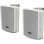 Audibax Pícolo PR-52W Pareja de Altavoces con Soporte de Pared 100W Blancos