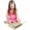 Lexibook Bio Toys École de Mots Bilingue Anglais/Espagnol Jeu en Bois