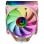 Ventilador de CPU Mars Gaming MCPU-VR duplo ARGB 120 mm rosa