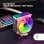 Ventilador de CPU Mars Gaming MCPU-VR duplo ARGB 120 mm rosa