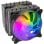 Mars Gaming MCPU-XT ARGB Doble Ventilador CPU 120mm Negro