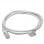 Cavo di rete angolato Goobay RJ45 UTP Cat.5e 2m Bianco