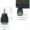 Goobay Conector Jack 3.5mm TRS Terminal de Tornillo 3 Pin Macho Negro