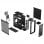 Fractal Design Meshify 2 Compact Lite RGB ATX Vidro Temperado USB 3.2 Preta